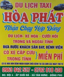 Taxi Đồng Xoài Bình Phước